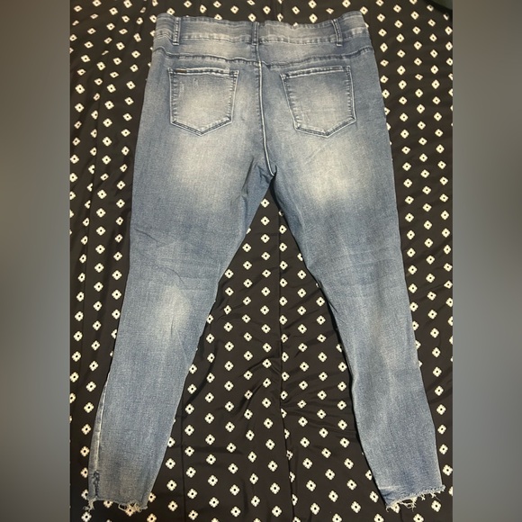 Chic Denim- distressed high rise designed for fit made for addiction-size 14 - Picture 2 of 11